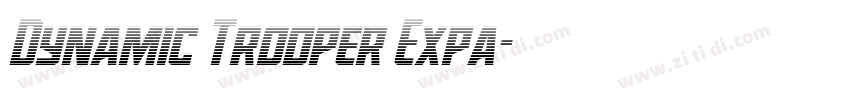 Dynamic Trooper Expa字体转换